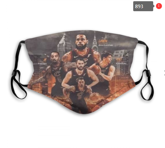 NBA Cleveland Cavaliers #25 Dust mask with filter->nba dust mask->Sports Accessory